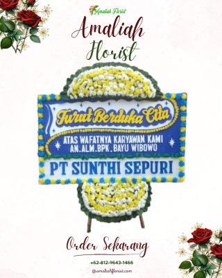 Papan Bunga Duka di Mazino