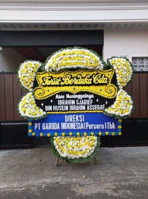 Papan Bunga Duka di Mazino
